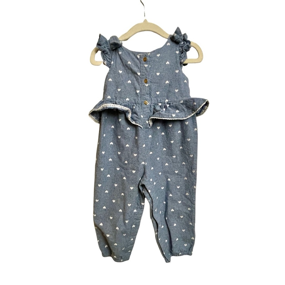 Rachel Zoe Baby Girl Denim One Piece Outfit